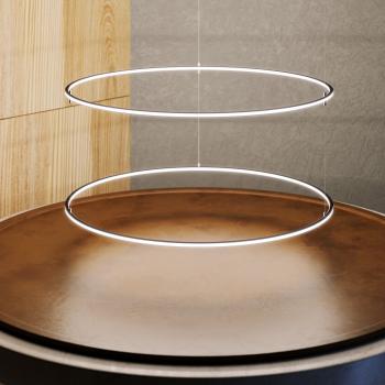 LED Element für kreisförmige Lichtinstallationen an der Decke